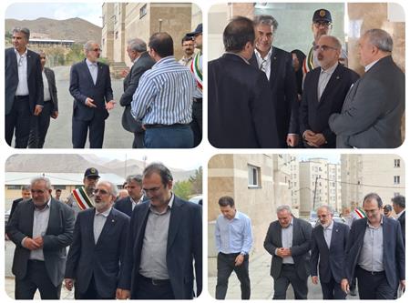 بازدید میدانی دکتر خورسندیان از روند پیشرفت پروژه ۶۰۰ واحدی غدیر در کوی کوثر اراک